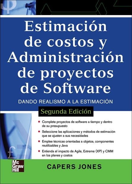 ESTIMACION DE COSTOS Y ADMINISTRACION DE PROYECTOS DE SOFTWA | 9789701067055 | JONES, CAPERS