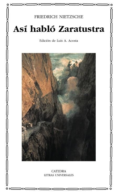 ASI HABLO ZARATUSTRA | 9788437625027 | NIETZSCHE, FRIEDERICH