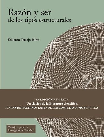 RAZON Y SER DE LOS TIPOS ESTRUCTURALES | 9788400086121 | TORROJA, EDUARDO