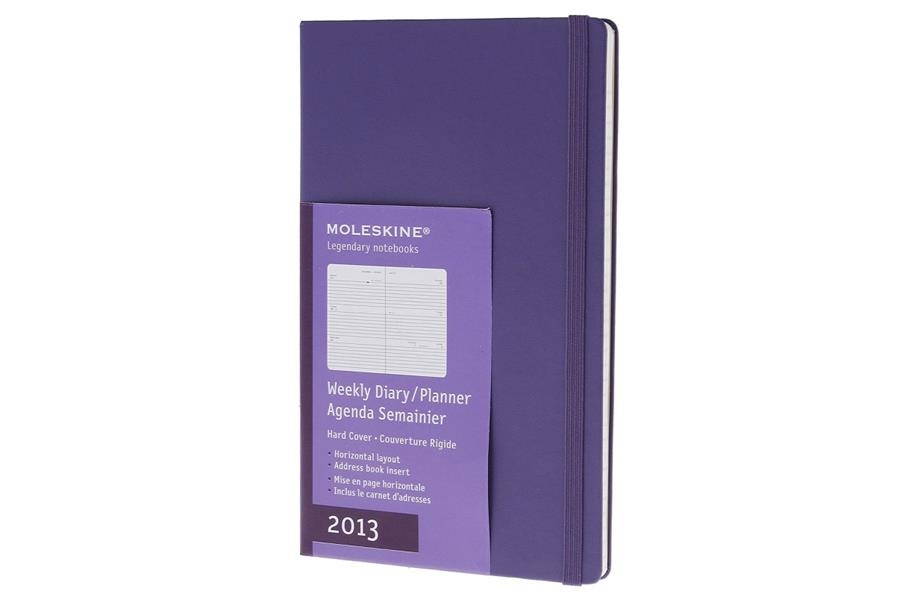 WEEKLY DIARY HORIZONTAL BRILLANT VIOLET L | 9788866131915 | VV.AA.