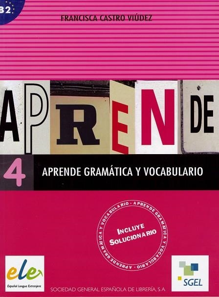 APRENDE GRAMATICA VOCABULARIO 4 | 9788497782517 | CASTRO VIÚDEZ, FRANCISCA