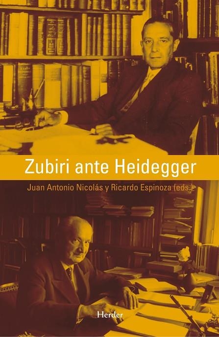 ZUBIRI ANTE HEIDEGGER | 9788425425776 | NICOLAS, JUAN ANTONIO