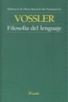 FILOSOFIA DEL LENGUAJE | 9789500396059 | VOSSLER