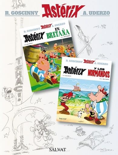 ASTERIX EN BRETAÑA Y ASTERIX Y LOS NORMANDOS ALBUM DOBLE | 9788421688601 | GOSCINNY, RENÉ