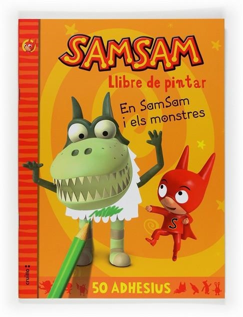 SAM SAM LLIBRE DE PINTAR ELS MONSTRES | 9788466123129 | BLOCH, SERGE