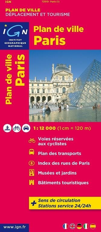 PARIS PLAN DE VILLE 1:12.000 | 9782758520559 | VVAA