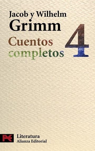 CUENTOS COMPLETOS 4 | 9788420649597 | GRIMM, JACOB Y WILHELM