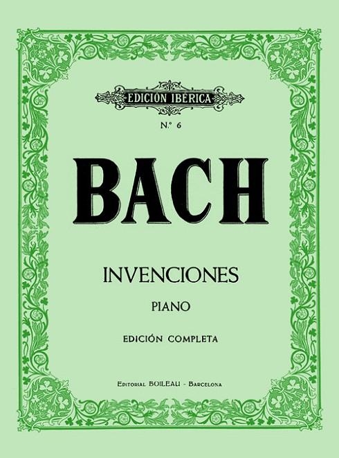 INVENCIONES 6 PIANO EDICION COMPLETA | 9788480203056 | BACH