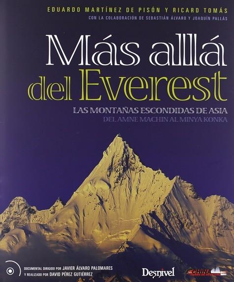 MAS ALLA DEL EVEREST | 9788498292534 | MARTINEZ DE PISON, EDUARDO/ TOMAS, RICARDO