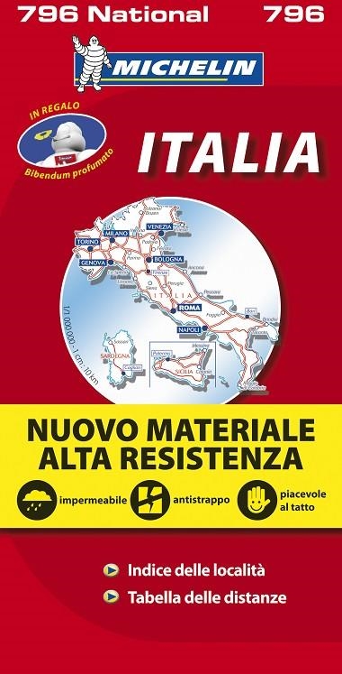 MAPA ITALIA MICHELIN 2008 | 9782067130951