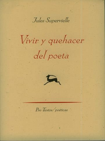 VIVIR Y QUEHACER DEL POETA | 9788481919769 | SUPERVIELLE, JULES