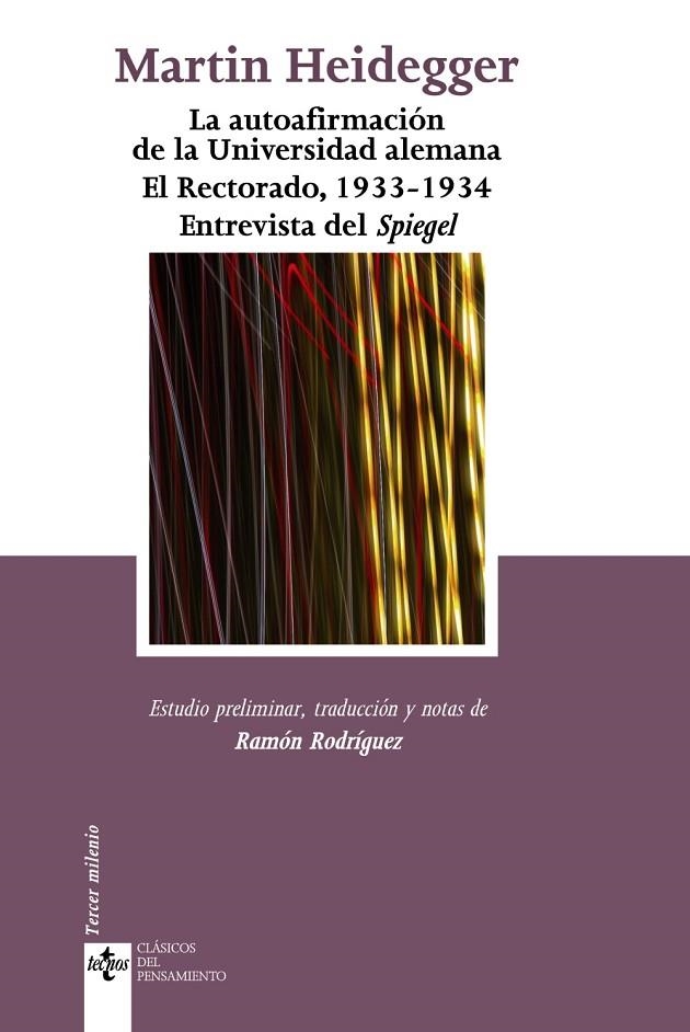 AUTOAFIRMACION DE LA UNIVERSIDAD ALEMANA | 9788430949854 | HEIDEGGER