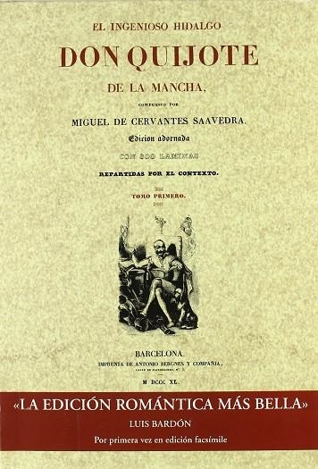 DON QUIJOTE DE LA MANCHA EDICION FACSIMILE | 9788493719708 | CERVANTES