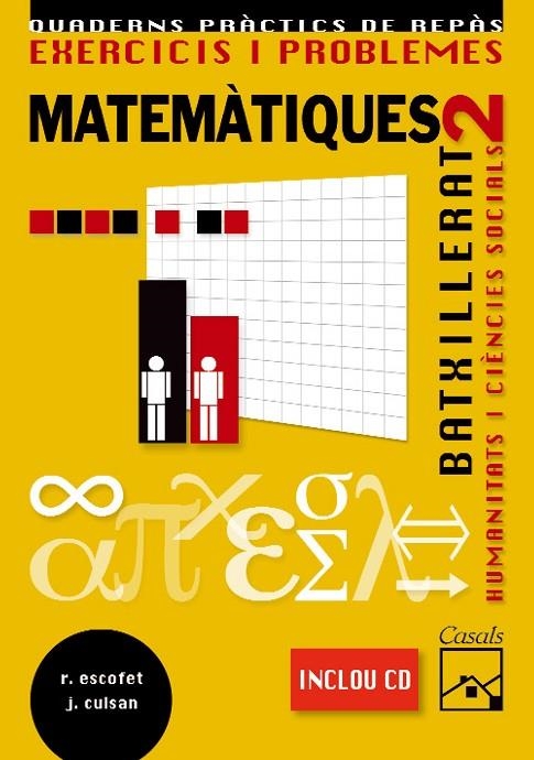 EXERCICIS I PROBLEMES MATEMATIQUES 2 BATX CCSS | 9788421840443 | ESCOFET-CULSAN