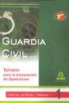 GUARDIA CIVIL TEMARIO VOL 1 | 9788467613582 | VV.AA.