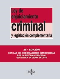 LEY DE ENJUICIAMIENTO CRIMINAL 2010 | 9788430950287 | AA.VV.