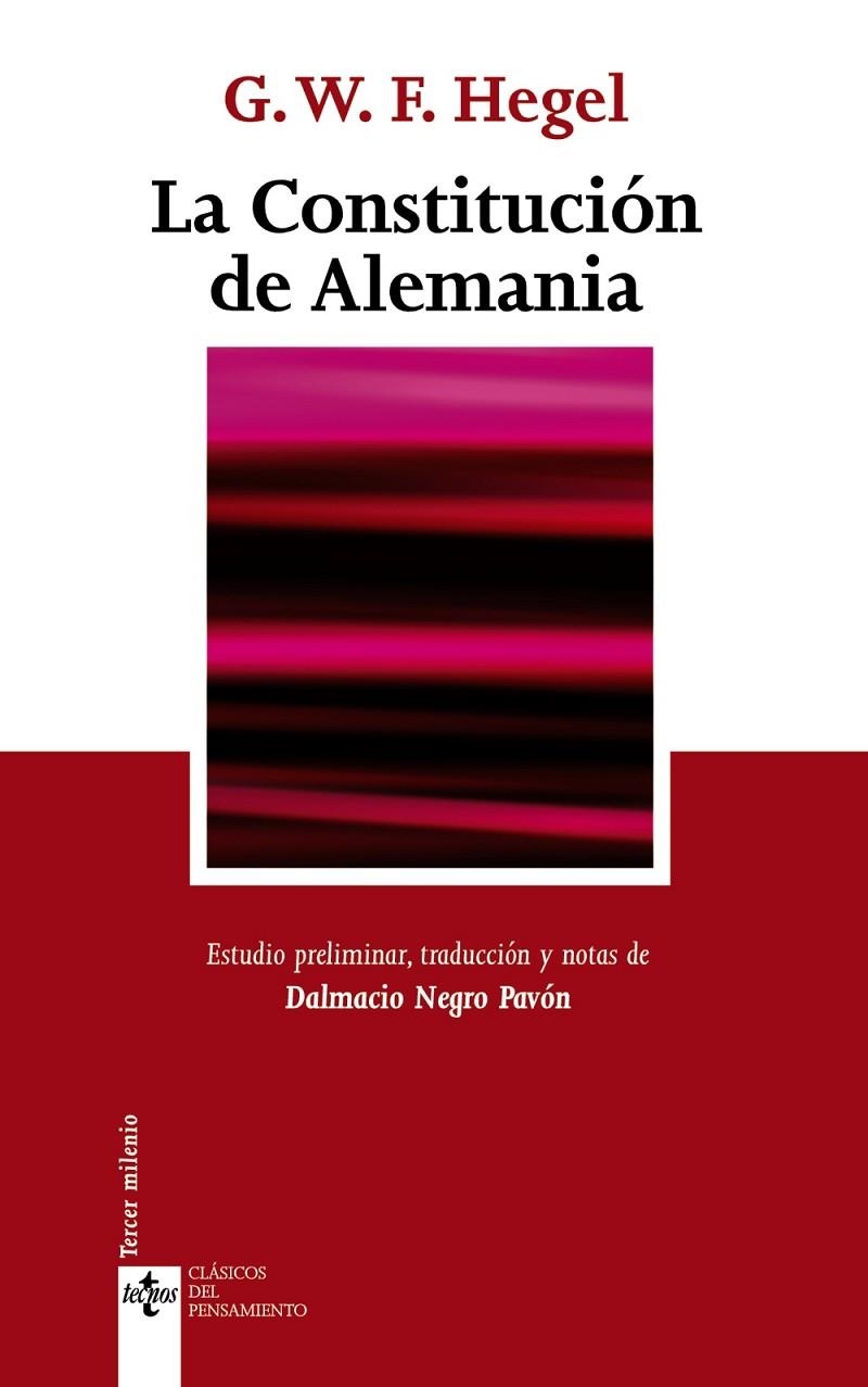 CONSTITUCIÓN DE ALEMANIA, LA | 9788430950300 | HEGEL, GEORG WILHELM FRIEDRICH