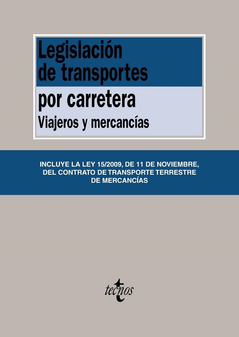 LEGISLACIÓN DE TRANSPORTES POR CARRETERA | 9788430950454 | AA.VV.