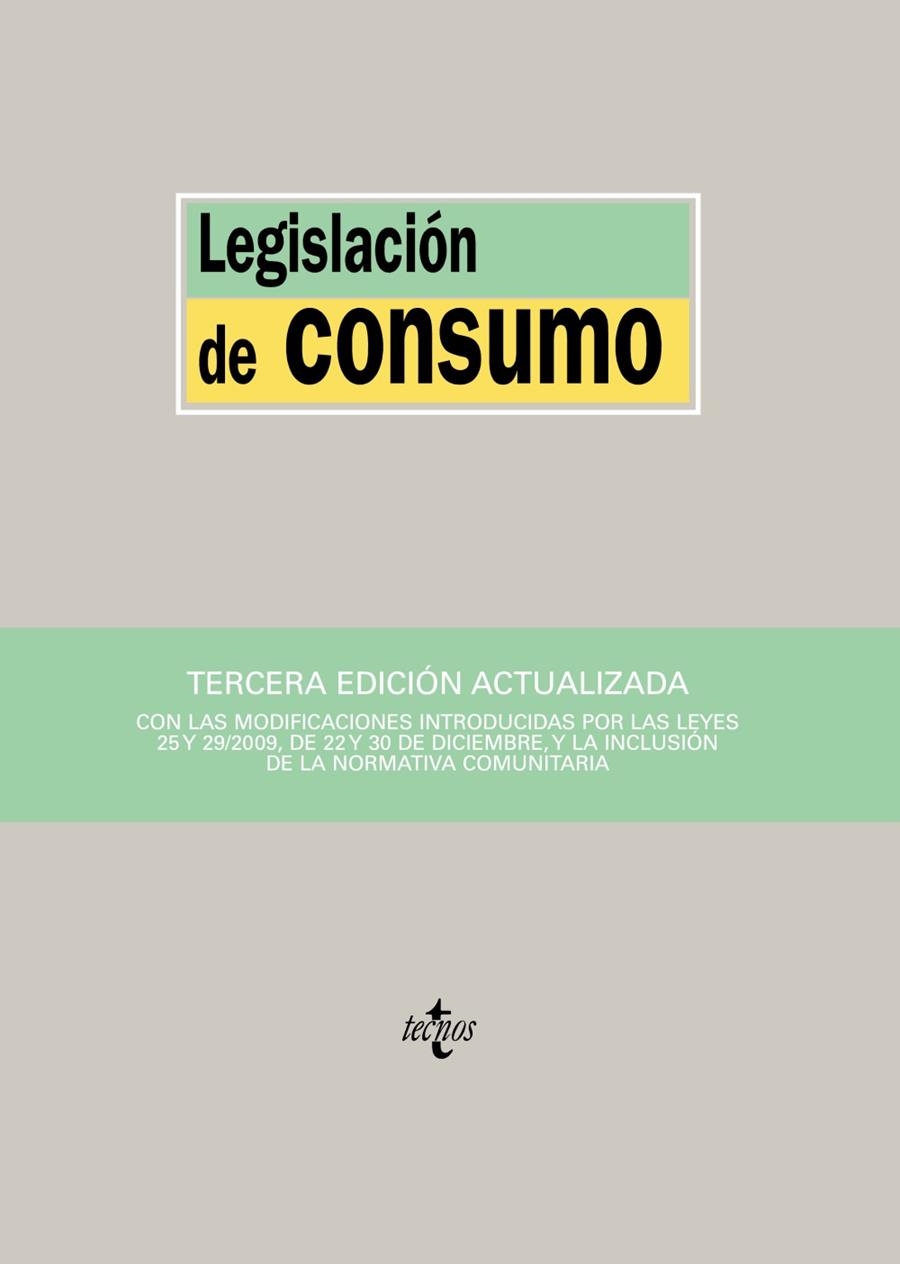 LEGISLACION DE CONSUMO | 9788430950621 | VV.AA.