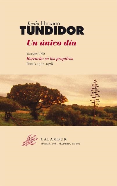 UNICO DIA, UN (POESÍA 1960-2008) | 9788483591482 | TUNDIDOR, JESÚS HILARIO