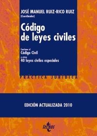 CODIGO DE LEYES CIVILES | 9788430951741 | RUIZ-RICO RUIZ, JOSÉ MANUEL