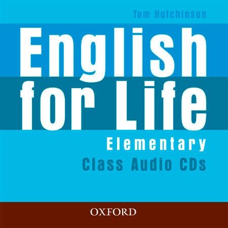 ENGLISH FOR LIFE ELEMENTARY  CLASS AUDIO CD | 9780194307420 | HUTCHINSON, TOM