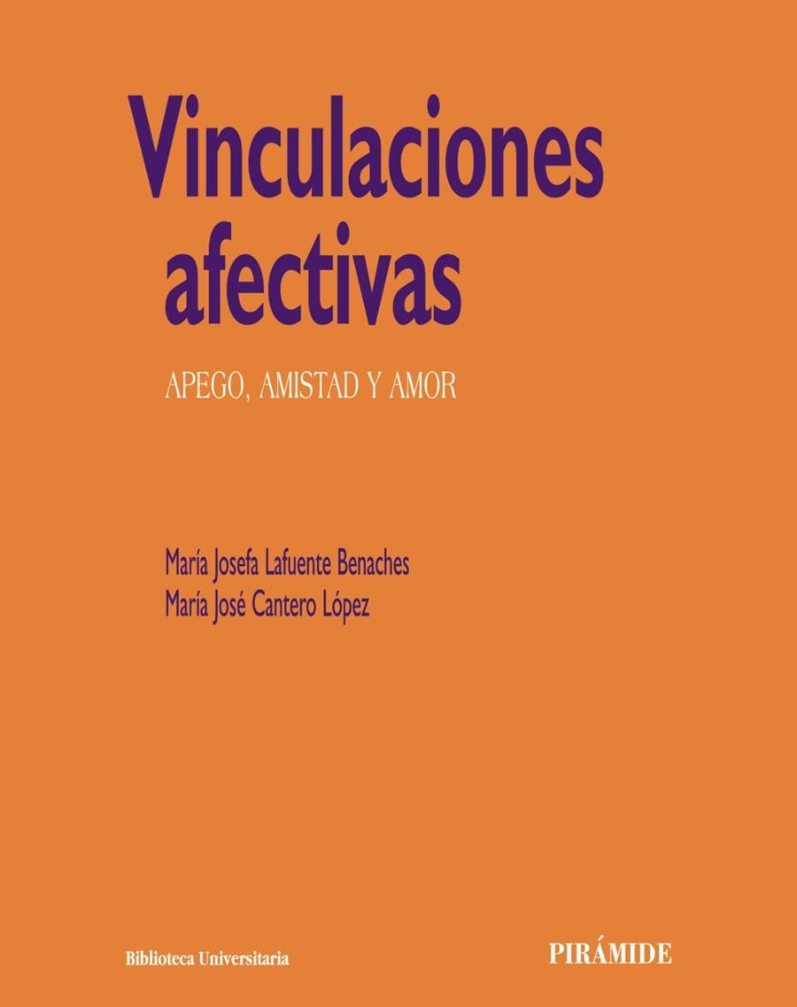 VINCULACIONES AFECTIVAS | 9788436824179 | LAFUENTE, MARÍA JOSEFA/CANTERO LÓPEZ, MARÍA JOSÉ