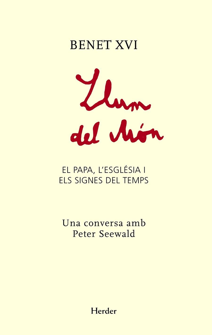 LLUM DEL MON | 9788425427572 | BENET XVI : SEEWALD, PETER