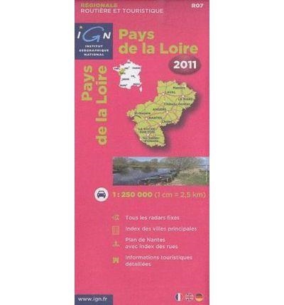 PAYS DE LA LOIRE 1:250.000 -IGN REGIONALE 2011 | 9782758523284