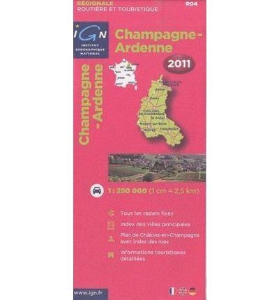 CHAMPAGNE-ARDENNE 1:250.000 -IGN REGIONALE 2011 | 9782758523253