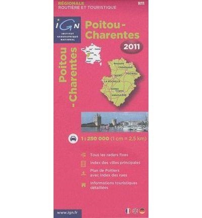 POITOU-CHARENTES 1:250.000 -IGN REGIONALE 2011 | 9782758523321