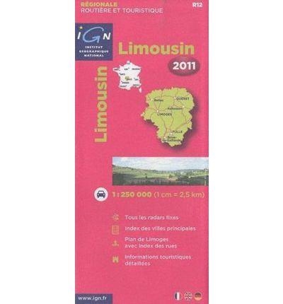 LIMOUSIN 1:250.000 -IGN REGIONALE 2011 | 9782758523338