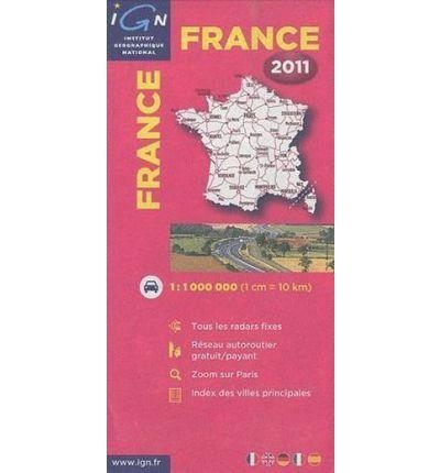 FRANCE RECTO-VERSO 1:1.000.000 -IGN 2011 | 9782758523192 | AAVV