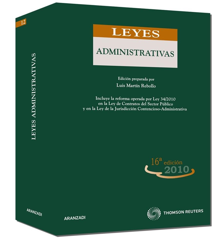 LEYES ADMINISTRATIVAS 2010 | 9788499036052 | MARTIN REBOLLO