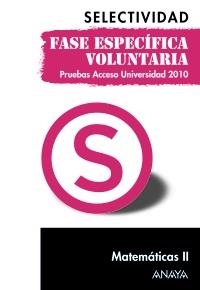 MATEMATICAS II SELECTIVIDAD FASE ESPECÍFICA VOLUNTARIA. | 9788467801743 | BUSTO CABALLERO, ANA ISABEL