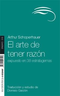 ARTE DE TENER RAZON, EL | 9788441427006 | SCHOPENHAUER, ARTHUR