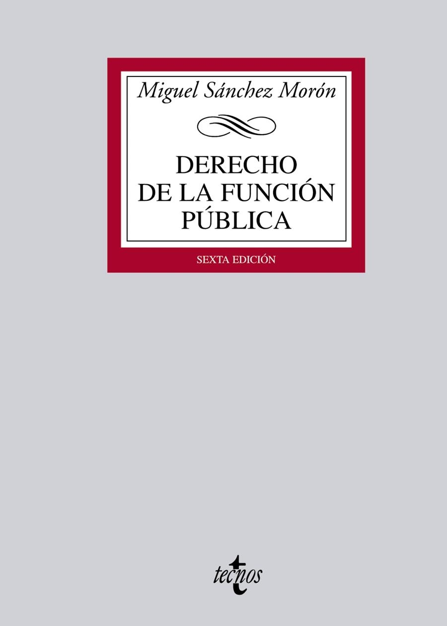 DERECHO DE LA FUNCION PUBLICA | 9788430952618 | SANCHEZ MORON, MIGUEL
