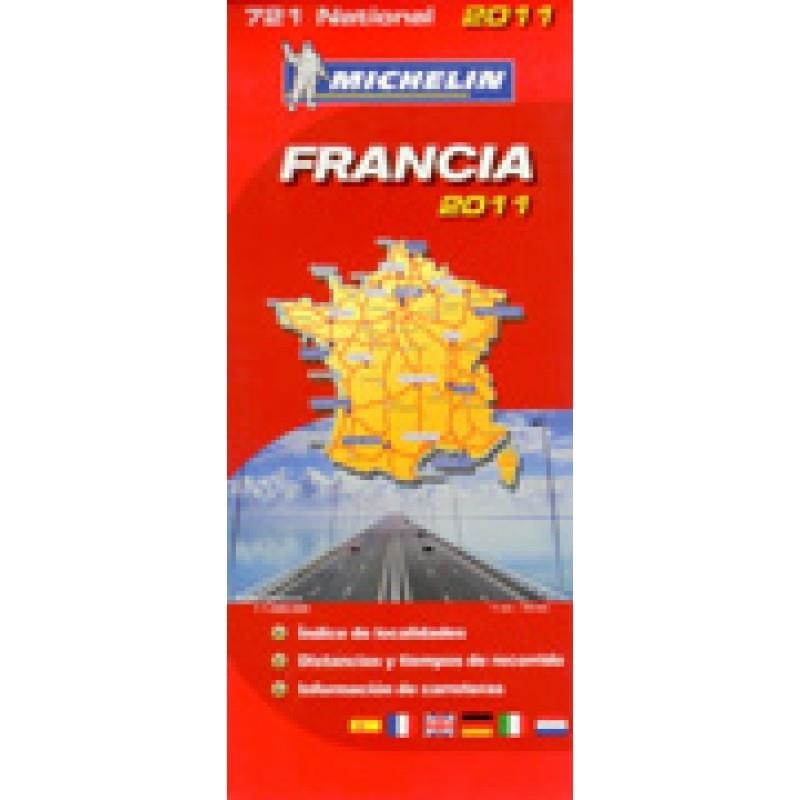 FRANCIA MAPA 2011 | 9782067155022 | 721