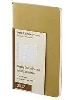 2012 CAHIER WEEKLY DIARY HORIZ. DAURADA | 9788862936682 | VV AA