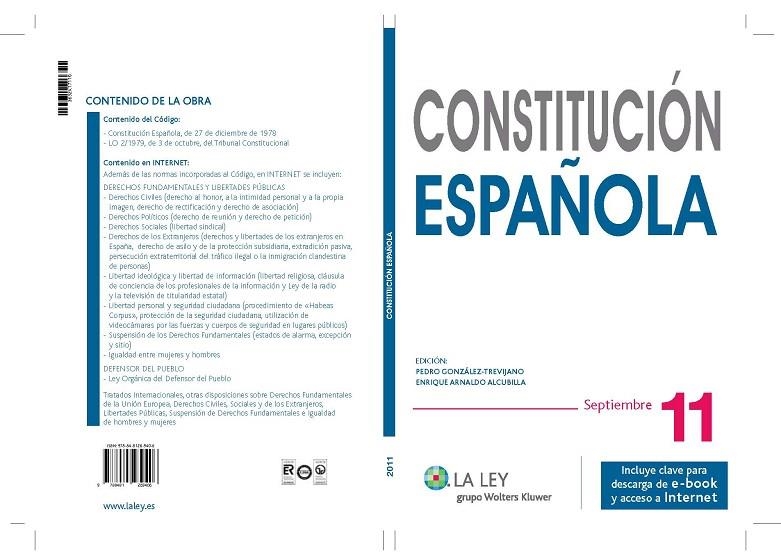 CONSTITUCION ESPAÑOLA 2011 | 9788481269406
