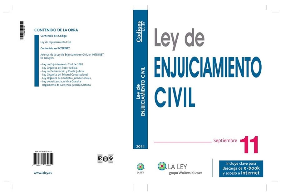 LEY DE ENJUICIAMIENTO CIVIL 2011 | 9788481269420