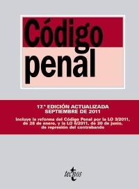 CODIGO PENAL EDICION SETIEMBRE 2011 | 9788430953035 | -/EDITORIAL TECNOS