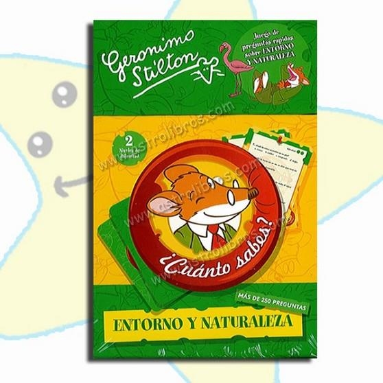 CUANTO SABES? ENTORNO Y NATURALEZA GERONIMO STILTON | 9788415239239 | MEDIALIVE