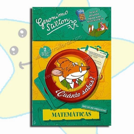 CUANTO SABES? MATEMATICAS GERONIMO STILTON | 9788415239222 | MEDIALIVE