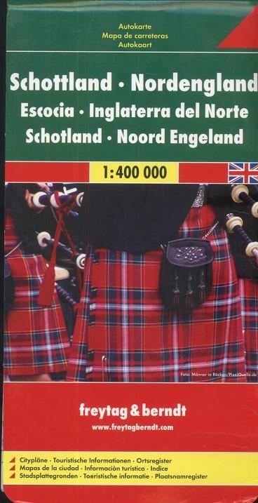 ESCOCIA , INGLATERRA DEL NORTE MAPA | 9783707905878