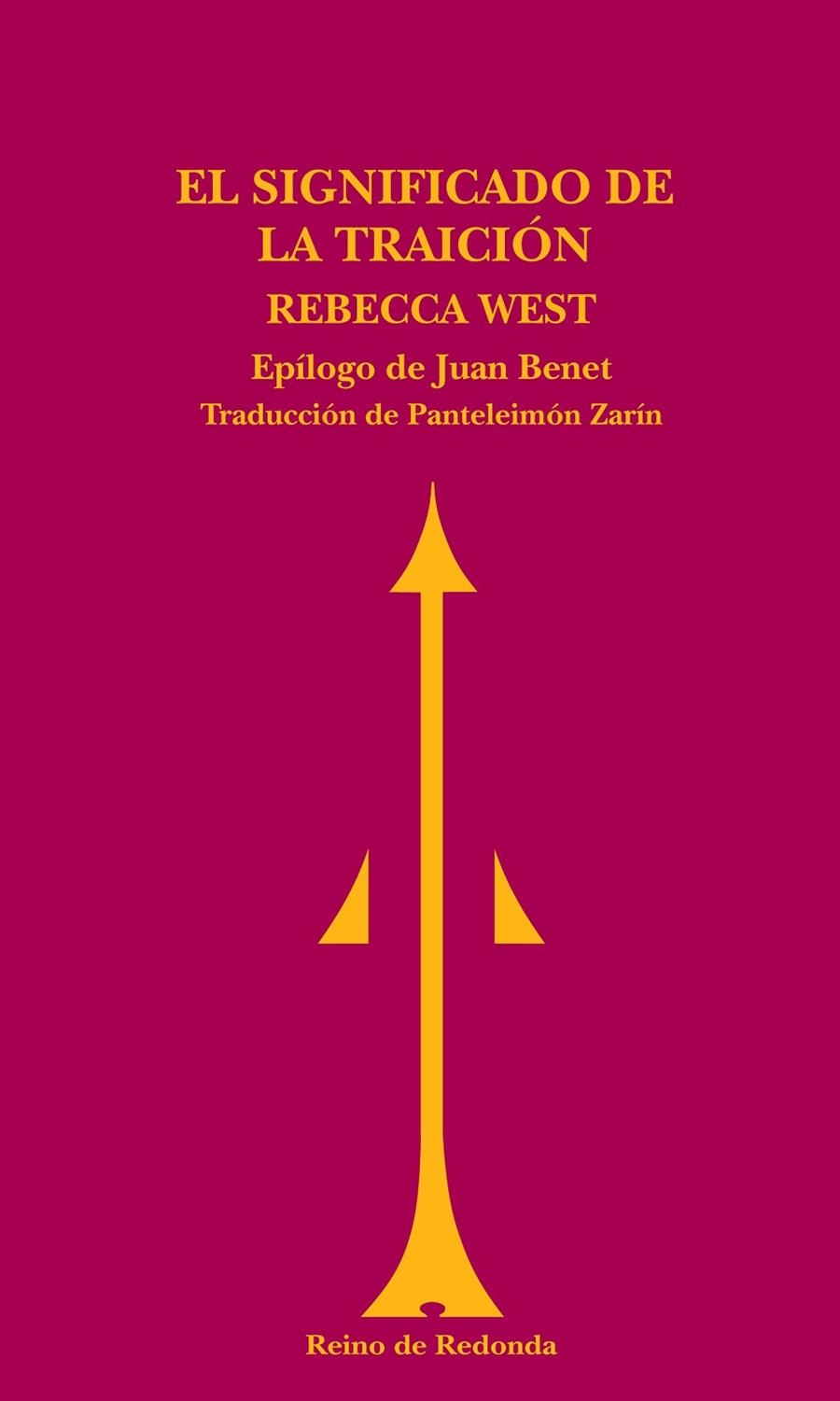 SIGNIFICADO DE LA TRAICION, EL | 9788493688714 | WEST, REBECCA