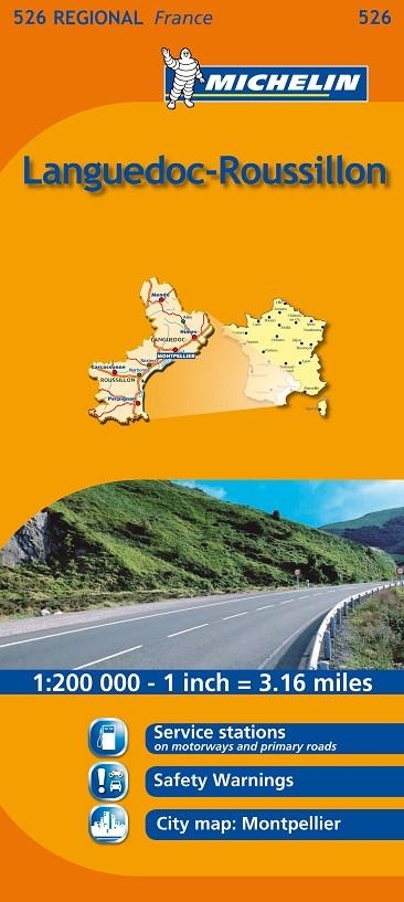 LANGUEDOC ROUSSILLON MAPA 526 | 9782067135345 | MICHELIN