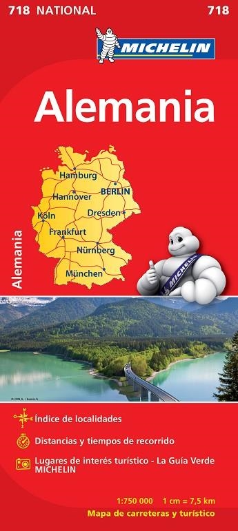 ALEMANIA MAPA NATIONAL | 9782067170865