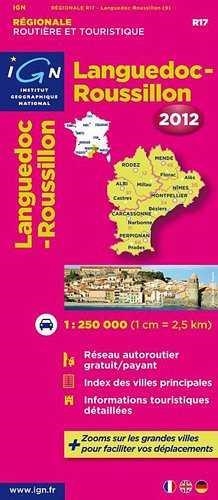 LANGUEDOC-ROUSSILLON 1:250.000-IGN REGIONALE 2012 | 9782758526261