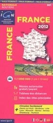 FRANCE 2012 MAXI FORMAT 1:1.000.000 -IGN | 9782758526087